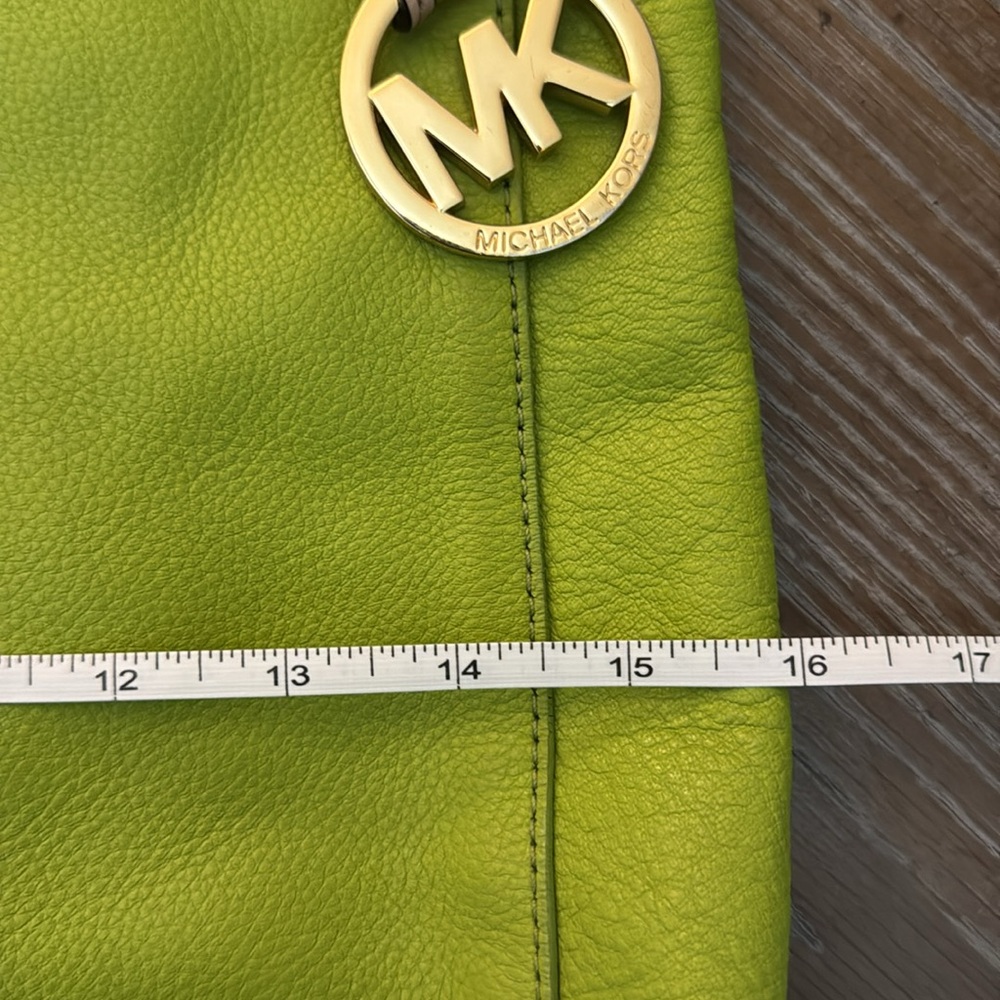 Michael Kors Lime Green Shoulder Bag - Picture 7 of 8